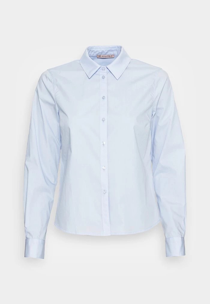 Chemise ANNA FIELD Anna Field Button-down Blouse Bleu Femme | ERJ-0417088